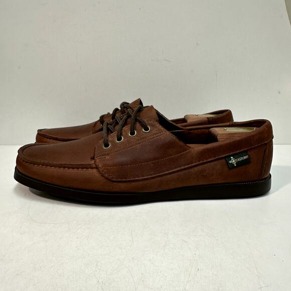 EXCELLENT Eastland Men's Falmouth Camp Moc Handsewn VTG Made in Maine, USA 13 - Picture 1 of 10